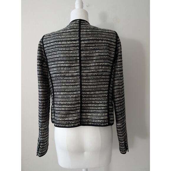 Milly Open Front Wool Blend Tweed Jacket - Picture 6 of 14